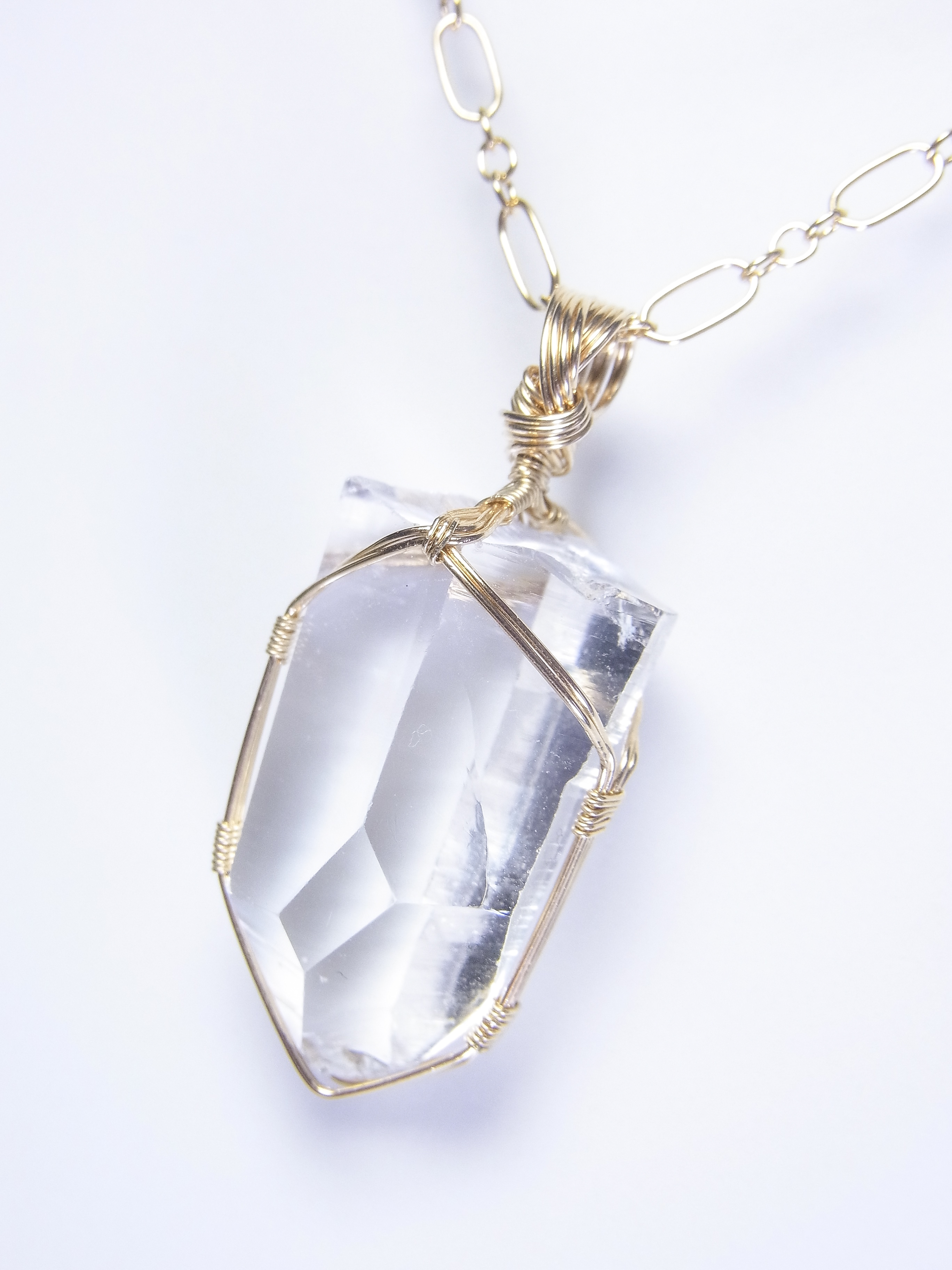 レムリアライトクリスタル 女神巻き ペンダント♡1点もの♡ | Crystal Deva