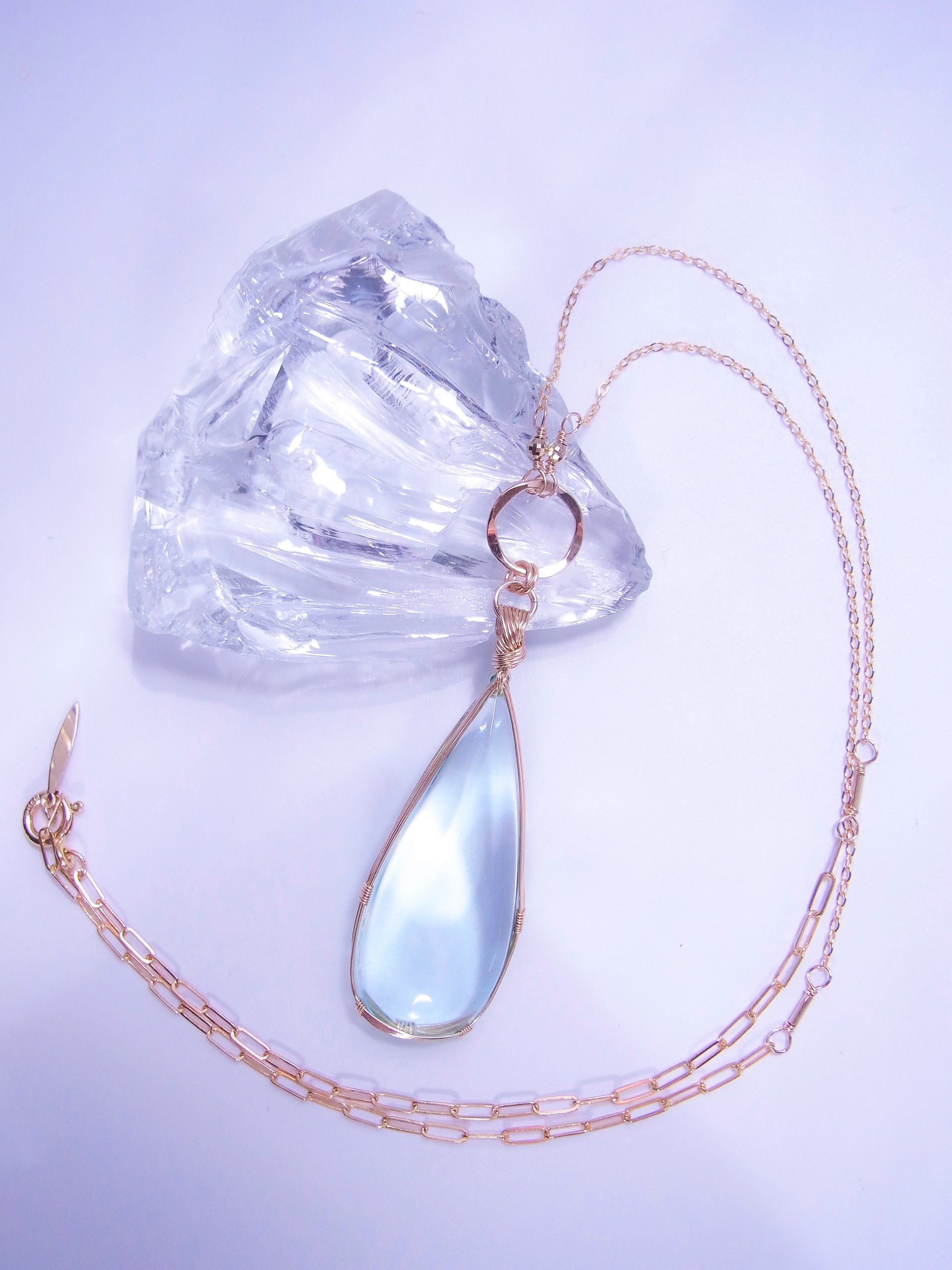 Lapis Lazuli Macrame Crystal Necklace Holder – Andara Awakening