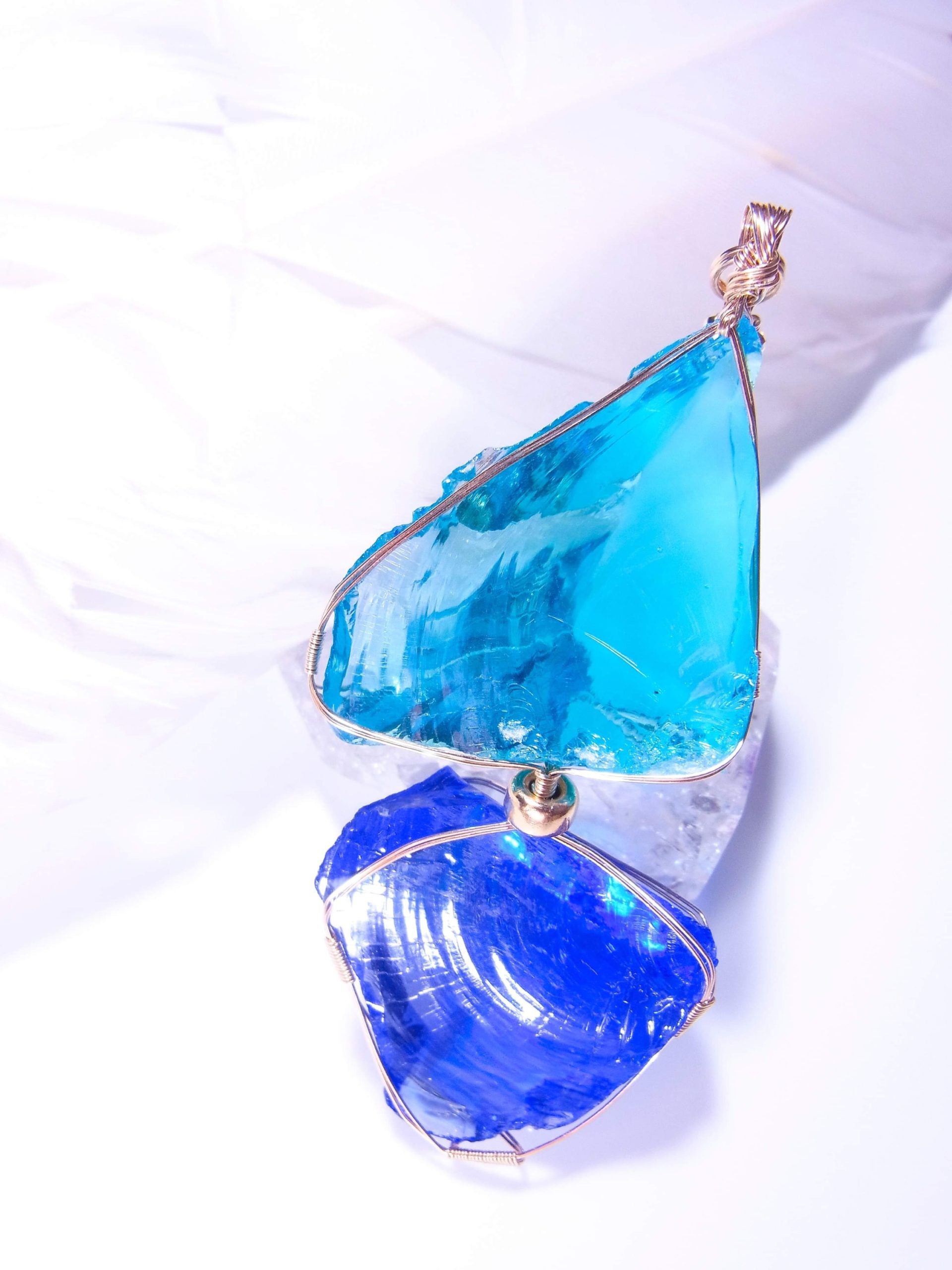 DOUBLE COSMIC BLUE】アンダラクリスタル美原石(超レア！エンジェル 