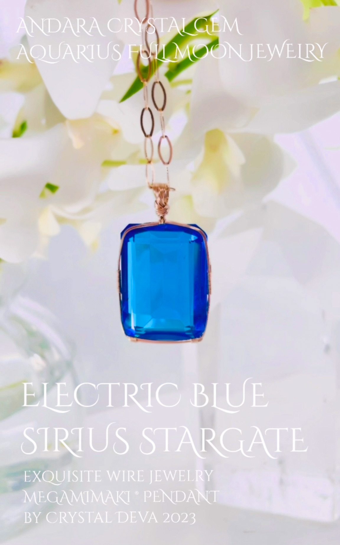 ELECTRIC COSMIC BLUE】アンダラクリスタル宝石(33CT！エレクトリック ...